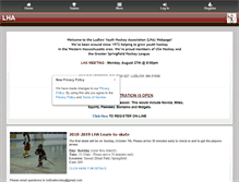 Tablet Screenshot of ludlowhockey.org